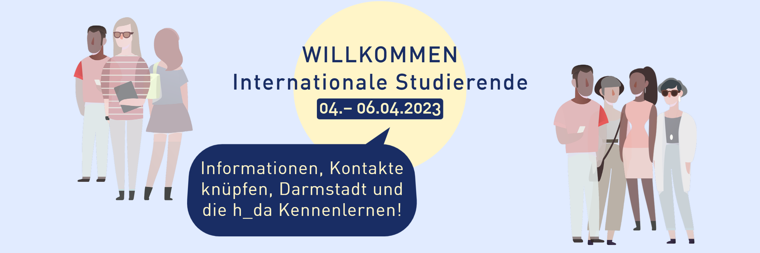 Willkommenstag für internationale Studierende vom 04. bis 06.04.